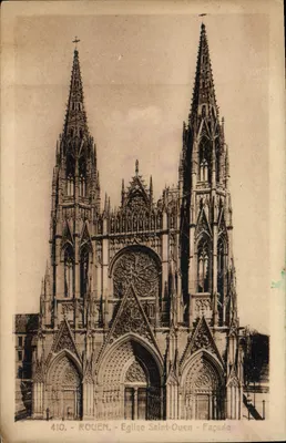 Rouen - Église Saint-Ouen - Façade