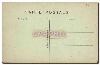 Castillo de Montchichard — Castillo histórico — A. Papeghin, Editor Tours — Reverso