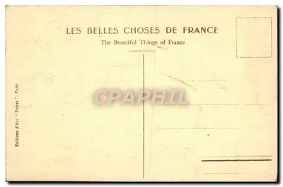 Paris - Jardim e Palácio do Élysée — Edições de Arte 'Patras' n°24 — Verso
