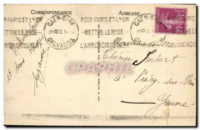 Caen — Katedra Świętego Piotra — Ogólny widok (strona północna) — LL — Rewers