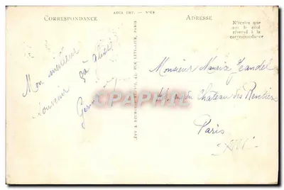 Arredores de Angoulême — La Rochefoucauld. O Castelo — L.L. — Verso