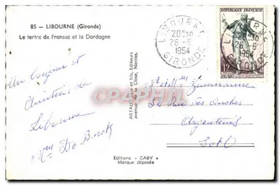 Wzgórze Fronsac i Dordogna — Wydawnictwo Caby, nr 85 — Rewers