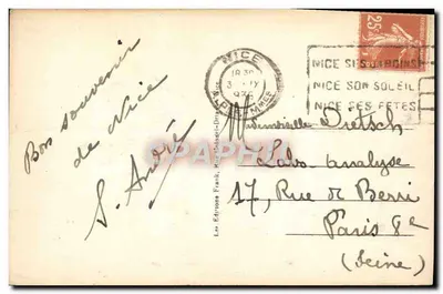 Nice — Wzgórze Boron — Grand Marnier — n° 143 — Rewers