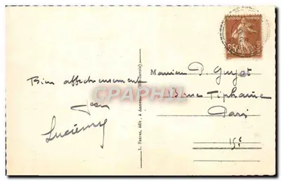 Anney (Hte-Savoie) — Wyruszenie statku — Fares, wydawca w Annecy — Rewers