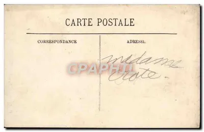 Compiègne — Widok Pałacu Miejskiego — LL. — Rewers