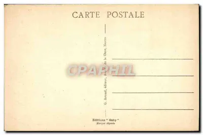 Carcassonne - La Cité - Église Saint-Nazaire et emplacement du Théâtre — G. Arnaud, éditeur, Nîmes — Verso