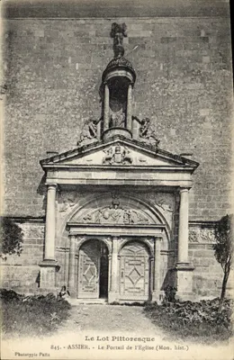 O Portal da Igreja (Mon. hist.) — ASSIER — Fototipia Palta 845