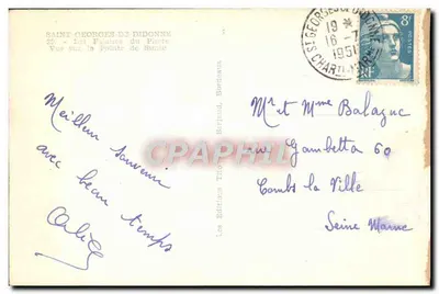 Saint-Georges-de-Didonne — Widok na punkt Sousse — Les Éditions Tito, Bordeaux — Rewers