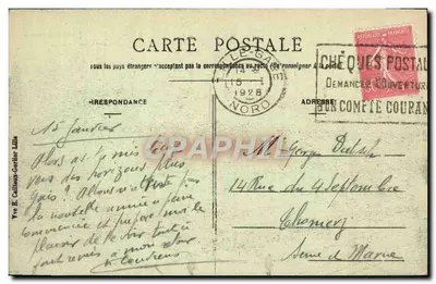Lille - A Velha Bolsa - Vista geral - E.C. n°105 — Verso