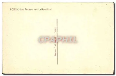 PORNIC - Les Rochers vers La Noveillard — Éditions 'La Vague' - Pornic — Back