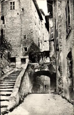 Callas (Var) - Rue du Pont Ancien — Foto autêntica — Lucien Fames