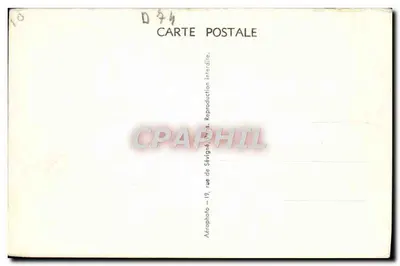 Massif Mont-Blanc widziany z samolotu — Grands Charmoz — Aéro-Photo D. 41 — Rewers