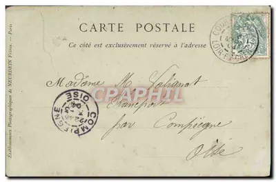 Castelo de Cheverny — O Salão — G. H. Phot — Verso