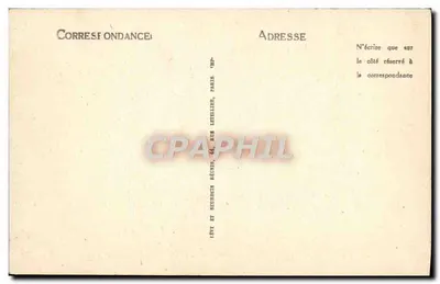 Catedral de Nossa Senhora de Marselha — editor Lévy et Seubren, n° 44 — Verso