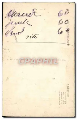 Chaumont-sur-Loire — Zamek. Wejście z mostem — LL — Rewers