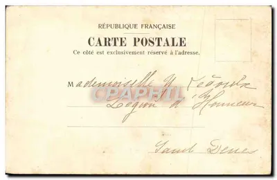PARIS — La cascade du Bois de Boulogne — C.N. & Cie. No.63 — Verso