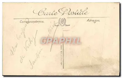 Vichy — A Praça Victor-Hugo — LL. — 1777 — Verso