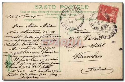Aix-en-Provence — Estátua de Mirebeau no pátio da Prefeitura — Editor: L. VACO — Verso