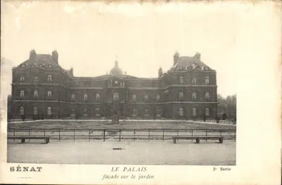 Palácio do Senado — fachada para o jardim — Senado, 2ª Série