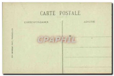 Versailles - Het Paleis - Gezicht op het Park — M. Moreau, uitgever, n°10 — Achterkant