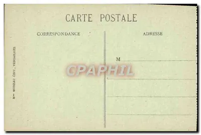 Versailles — Pałac Petit Trianon na ogrodach — Moreau, n°22 — Rewers