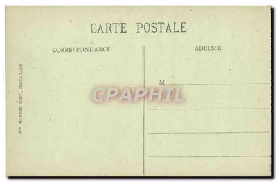 Versailles - Paleis van het Grote Trianon - Slaapkamer van de Koningin van Engeland — Achterkant