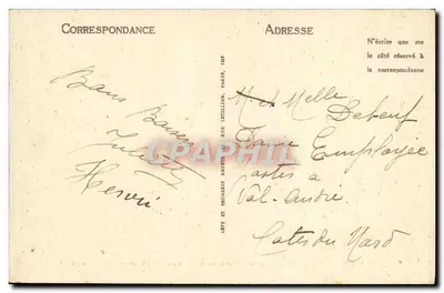 Bagnolles-de-l'Orne — Aleja w Parku Instytucji Termalnej — ND — Rewers