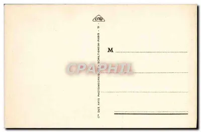 Marselha - Nossa Senhora da Guarda — editoria Sociedade das Artes Fotomecânicas, Paris — Verso