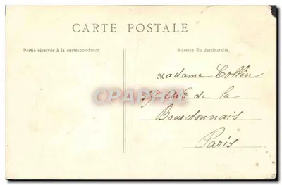 Le Mont-Dore — La Grande Cascade — B. F., PARIS — Verso