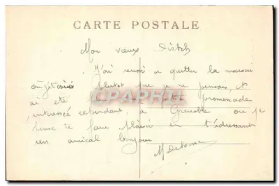Grenoble — Panorama Quais i Moucherotte — E.R. nr 821 — Rewers