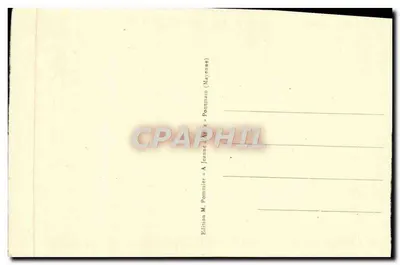 Pontmain (Mayenne) — Façada Bazyliki i Kolumna Objawienia — Wydawnictwo M. Pommier — Rewers