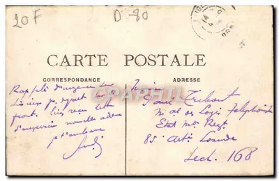 Fort-Mahon — Le Dune — editore sconosciuto, n. di serie 16 — Verso