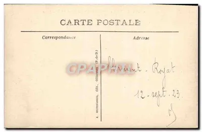 ROYAT i CLERMONT-FERRAND — Ogólny widok z Royat — G. D'O. n° 1134 — Rewers