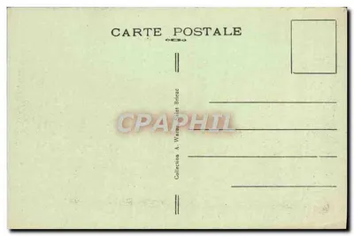 A Bretanha Pitoresca — Vista da Anse aux Moines e da Baía de Saint-Laurent — A.W. 4958 — Verso