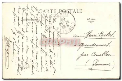 Arras — Museu e Catedral — B. D. Roubaux, n°50 — Verso