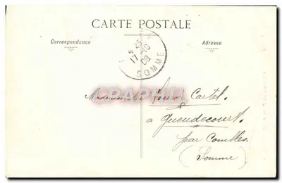 Arras — Kominek w salonie Hôtel-de-Ville — B. D., Roubaix — Rewers