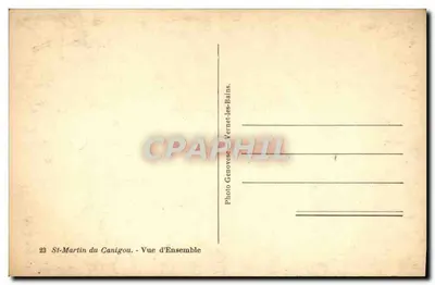 St-Martin du Canigou — Vista Geral — Foto Genovese Vernet-les-Bains — Verso