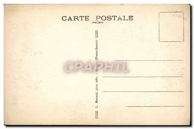 Morze lodowe i Wielkie Jorasse — n° 648 — L. Morand, Haute-Savoie — Rewers