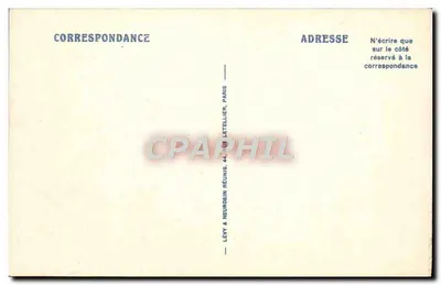 Sint Honorat — Het oude klooster — Lévy & Neurdein, 44, rue Letellier, Parijs — Achterkant