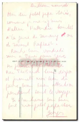 Pointe de la Galère und Aussicht auf Cannes — Théoule supérieur — Corniche d'Or, Nr. 618, RM — Rückseite