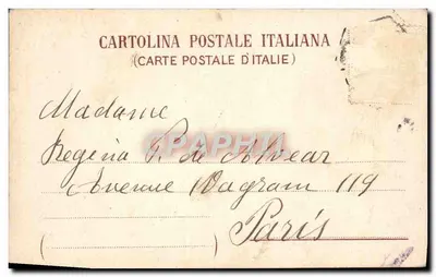 Pompei — Casa dei Vetiii — Vendedniantori — wydawca Cartolina Postale Italiana — Rewers