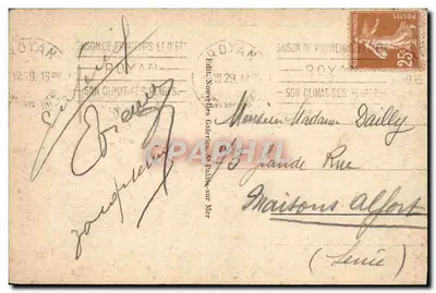 St-PALAISSUR-MER - A Praia — editor 'Nouvelles Galeries' n°105 — Verso