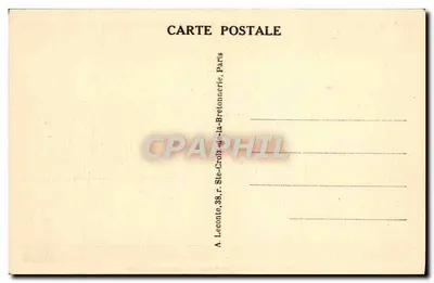 Paris — Pavillon von Flore — Verlag A. Leconte, n°49 — Rückseite