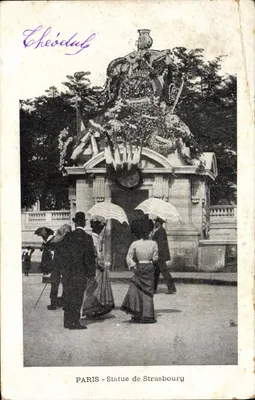 PARIS - Statue de Strasbourg — Cheódub