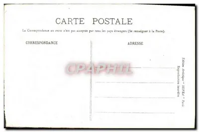 Castelo de Courtalain — Eure-et-Loir, século XVI — Edição Artística 'SUPRA' Paris — Verso