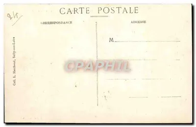 Sully-sur-Loire — Zamek feudalny — Façada Północno-Wschodnia — L. Marchand, fot. — Rewers