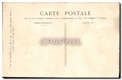 Senlis — Effets d'obus après la guerre 1914-15 — Ed. Pays de France n°150 — Verso