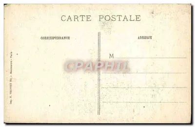 Il campanile della chiesa dopo il bombardamento — Prunay (Marne) — Visé Paris 1 bis — Verso