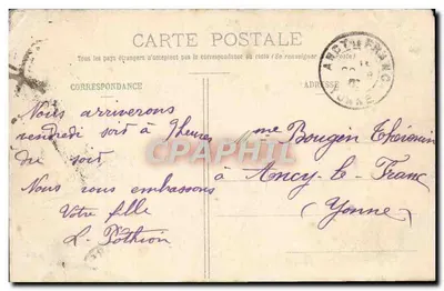Langres - Cascades d'Etuf - C. Marlin, Langres — Verso