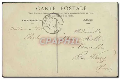 Vichy — A Estátua da República — Cidade de Vichy — Verso
